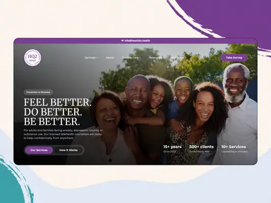 Heuristic Health website redesign