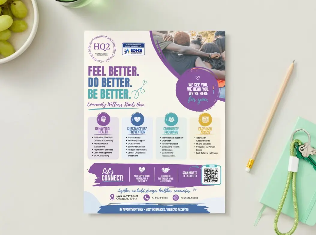 Heuristic Health wellness program flyer